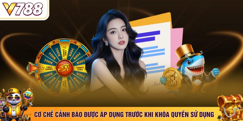 Cơ chế cảnh báo được áp dụng trước khi khóa quyền sử dụng